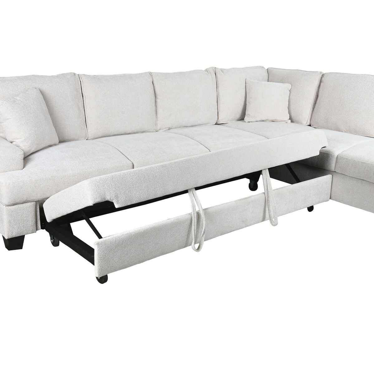 Sofá Cama Home ESPRIT Beige Moderno 285 x 260 x 90 cm