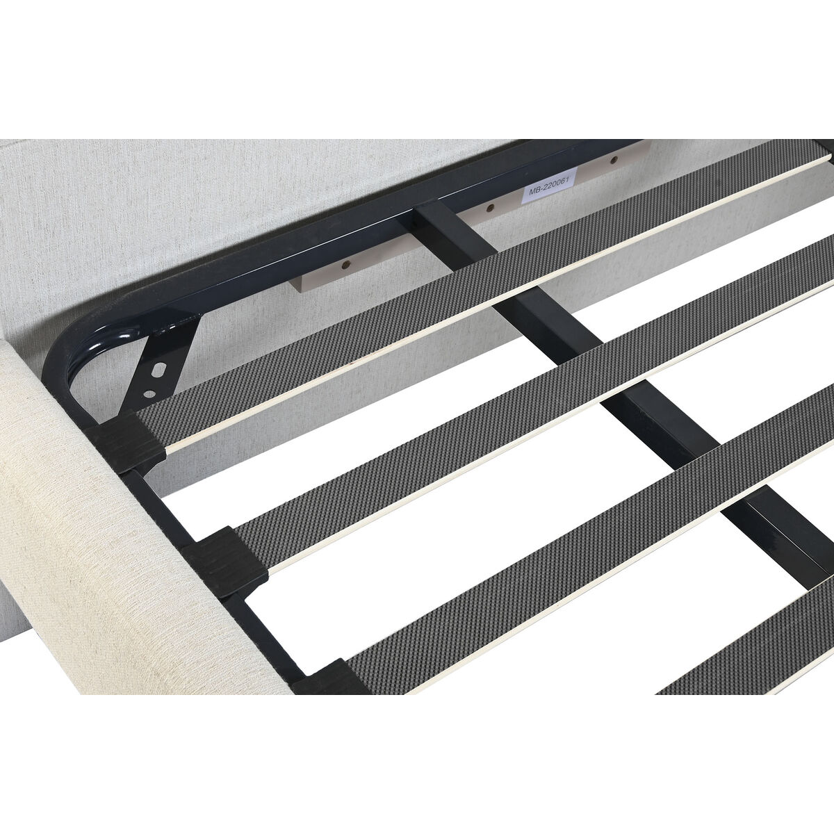 Cama Home ESPRIT Gris claro 196 x 223 x 135 cm