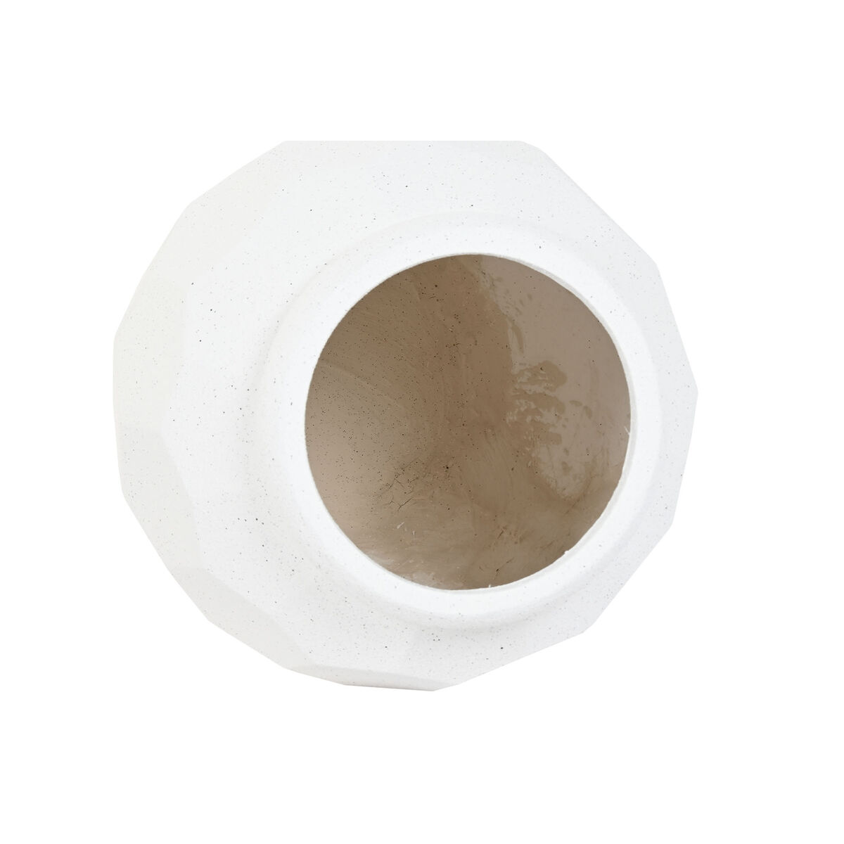 Macetero Home ESPRIT Blanco Magnesio Moderno 43 x 43 x 80 cm