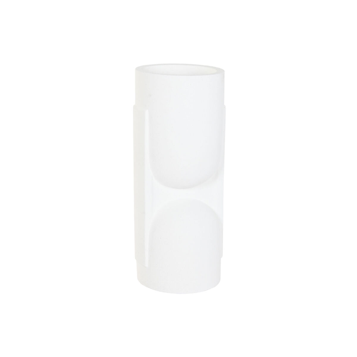 Macetero Home ESPRIT Blanco Magnesio Urbano 38 x 38 x 91 cm