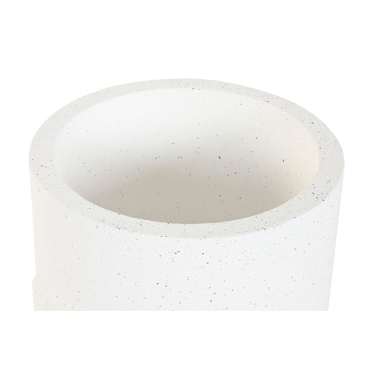 Macetero Home ESPRIT Blanco Magnesio Urbano 36 x 36 x 70 cm