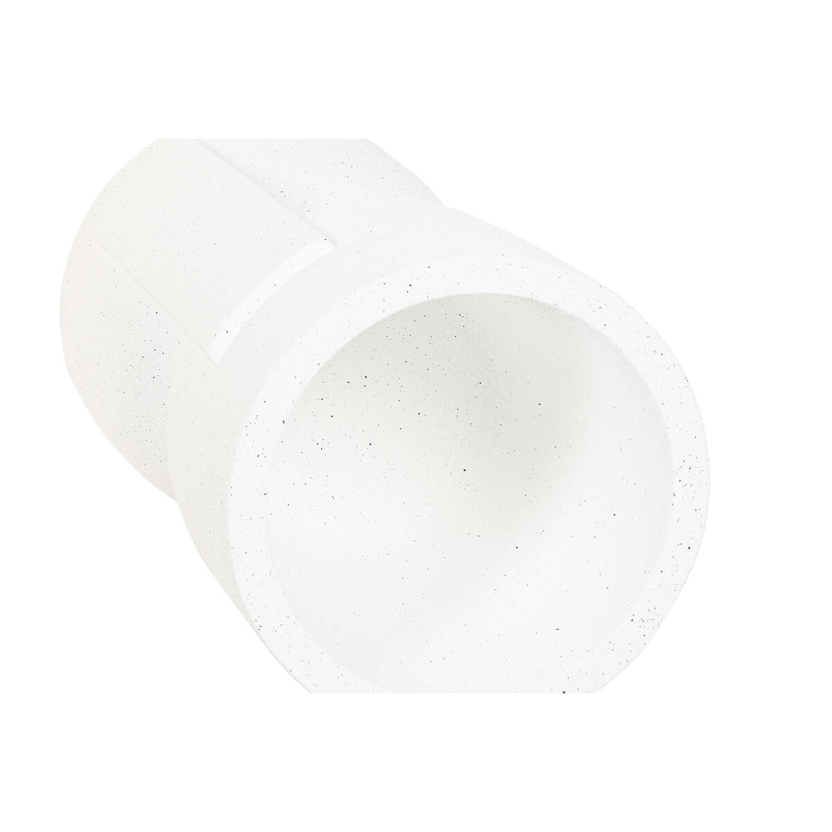 Macetero Home ESPRIT Blanco Magnesio Urbano 36 x 36 x 70 cm