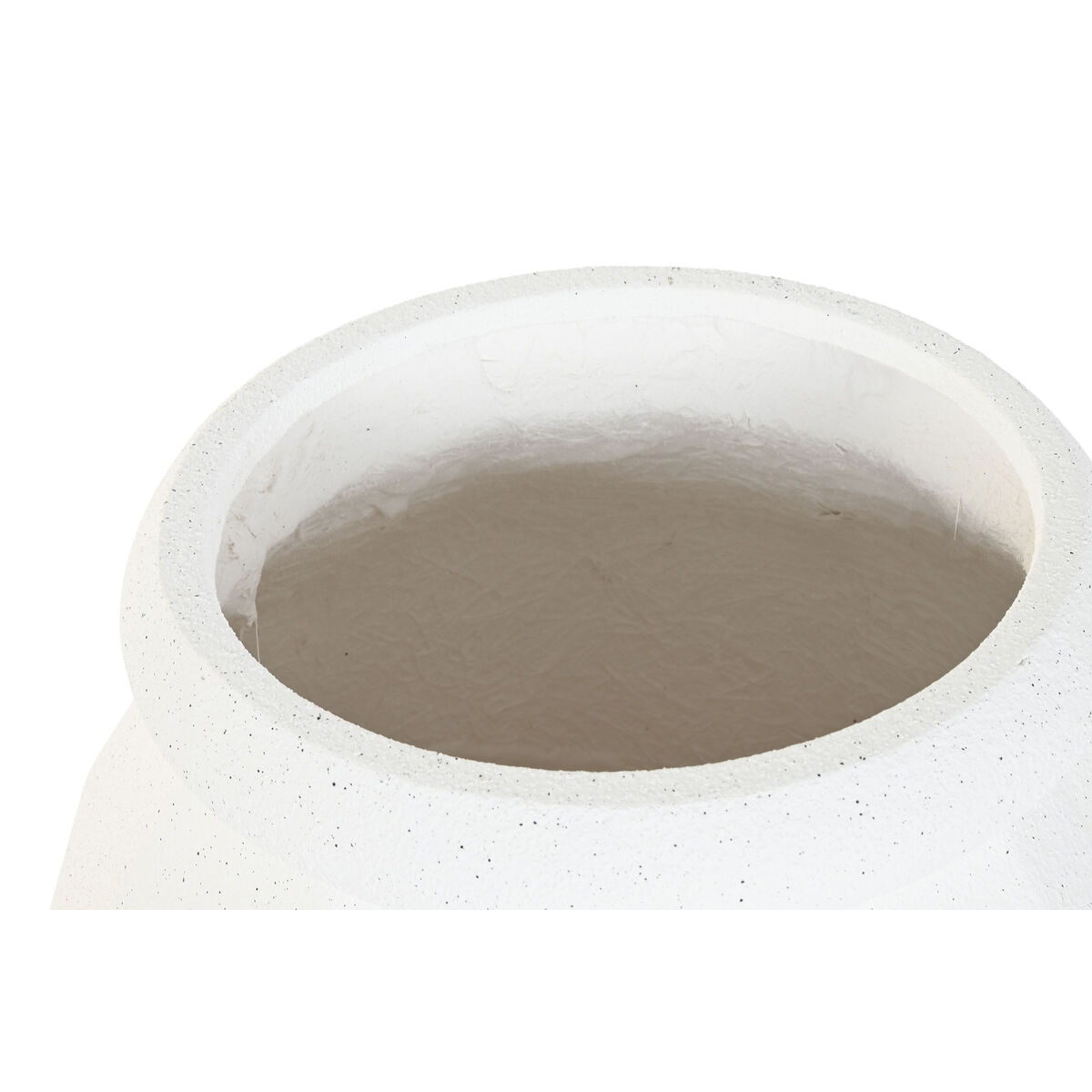 Macetero Home ESPRIT Blanco Magnesio Moderno 47 x 47 x 61 cm