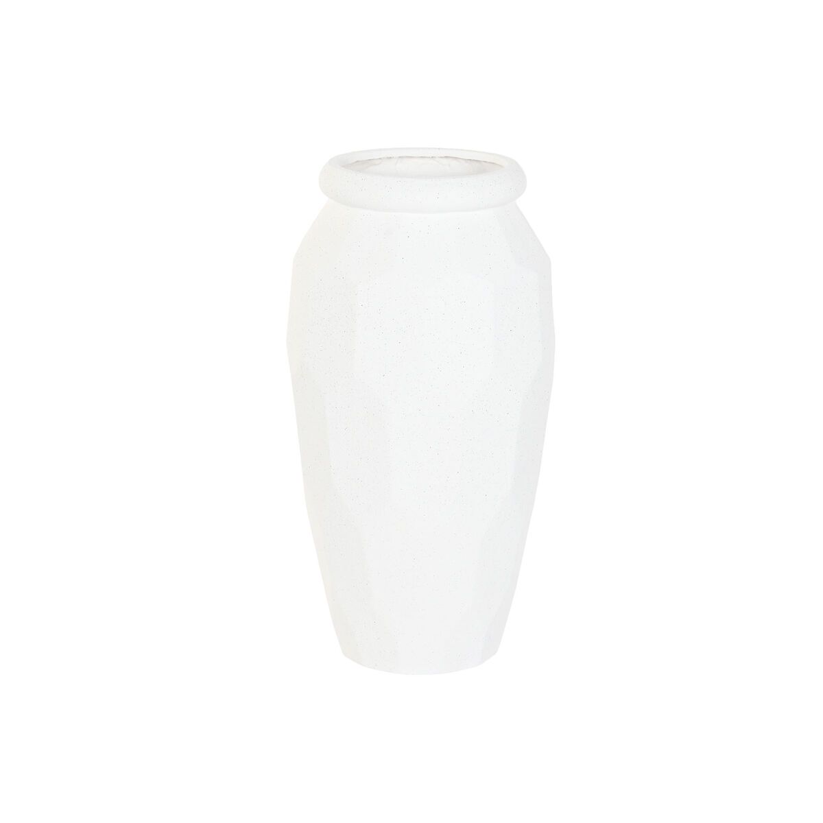 Macetero Home ESPRIT Blanco Magnesio Moderno 47 x 47 x 61 cm