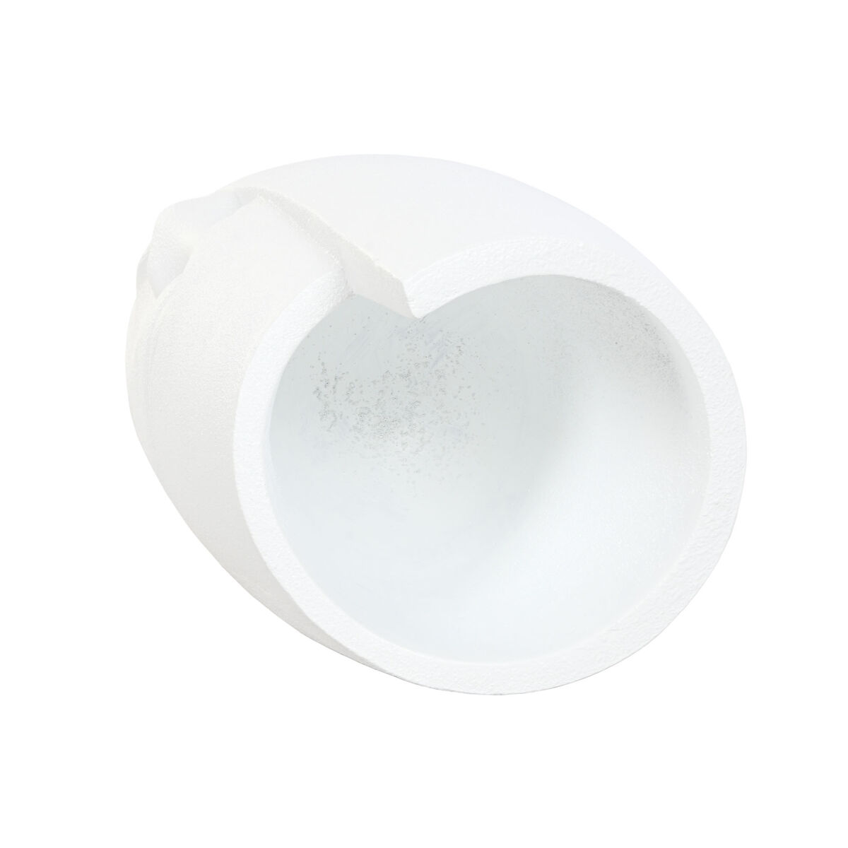 Macetero Home ESPRIT Blanco Magnesio Moderno Cara 33 x 33 x 72 cm