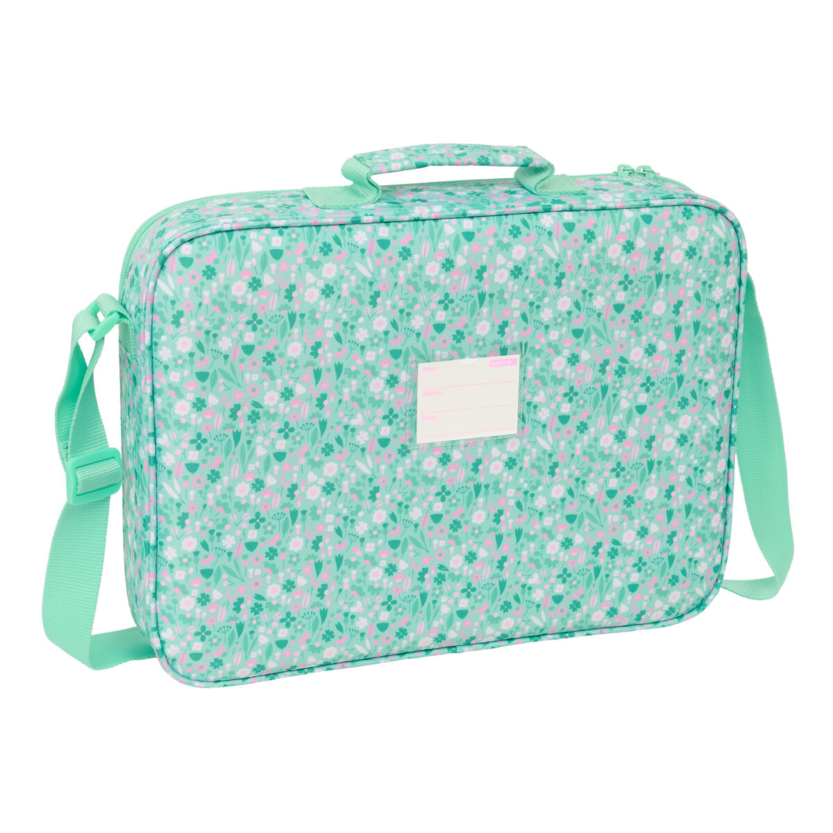 Cartera Escolar Safta Cuore Menta 38 x 28 x 6 cm