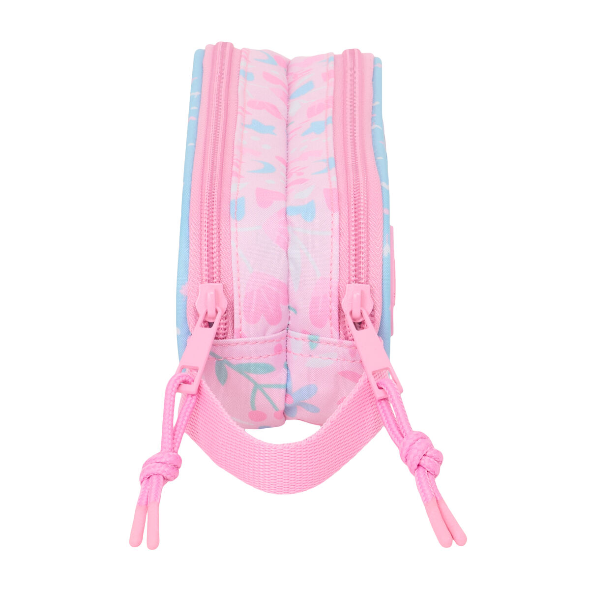 Portatodo Doble BlackFit8 Smile Rosa Azul claro 21 x 8 x 6 cm