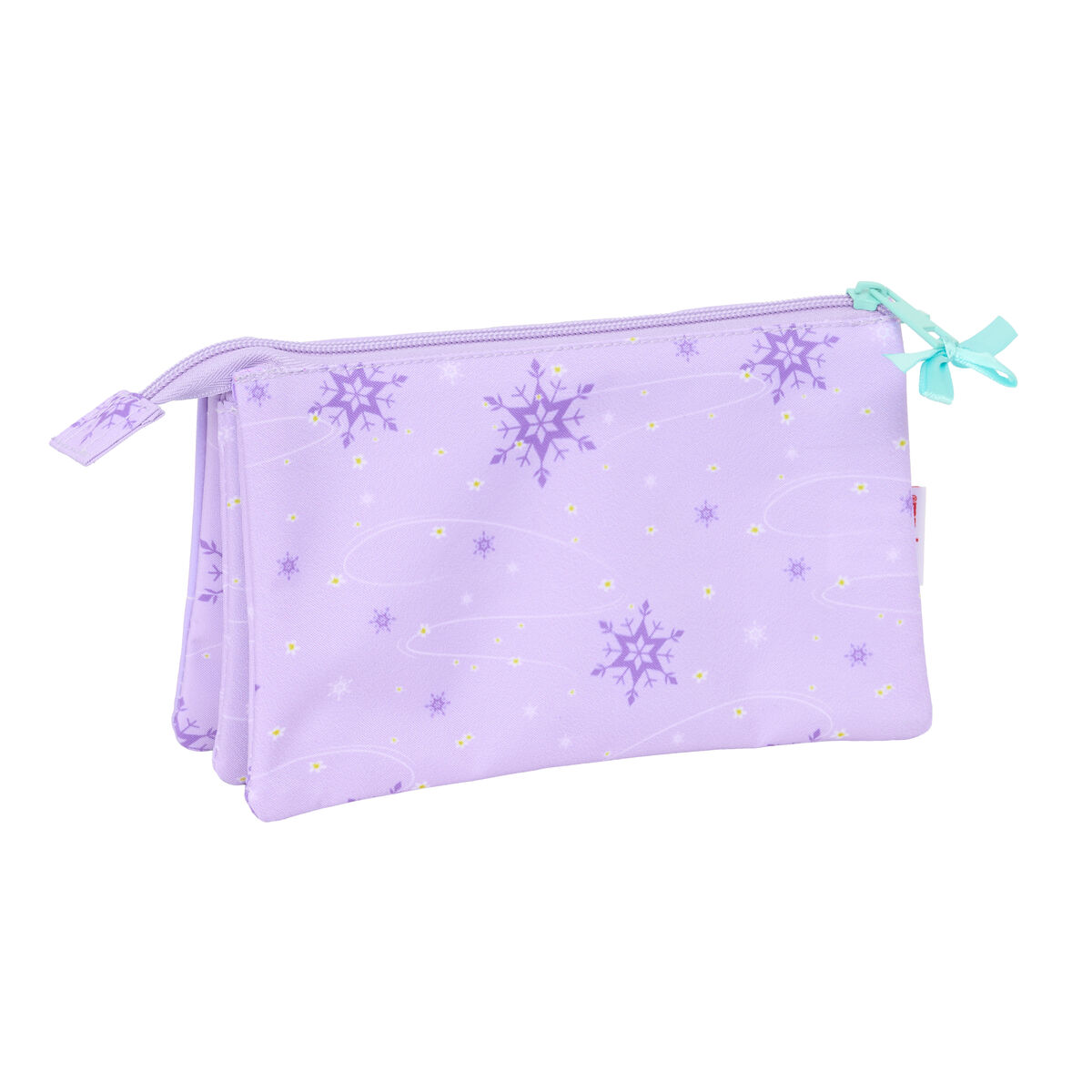 Portatodo Triple Frozen Spirit Lila 22 x 12 x 3 cm