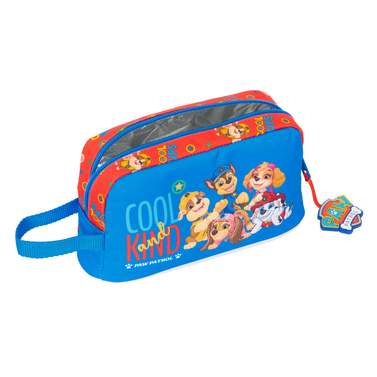 Portameriendas Térmico The Paw Patrol Cool Azul Rojo 21,5 x 12 x 6,5 cm