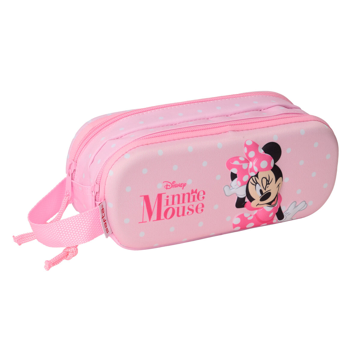 Portatodo Doble Minnie Mouse Rosa 21 x 8 x 6 cm 3D