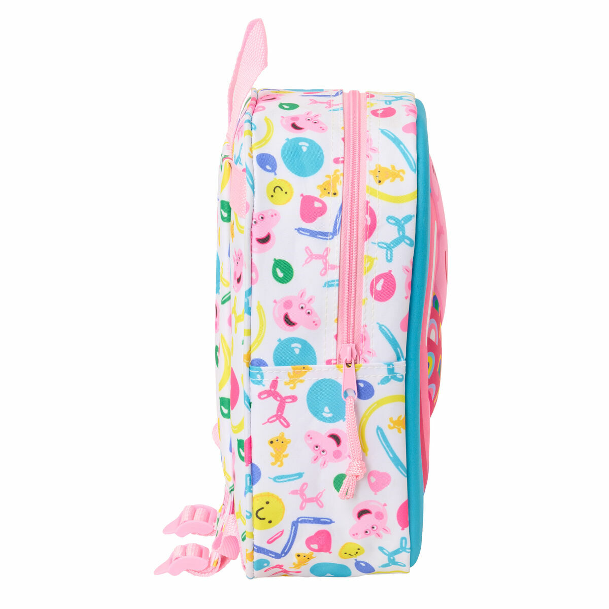 Mochila Infantil Peppa Pig Azul Blanco Rosa 22 x 27 x 10 cm 3D