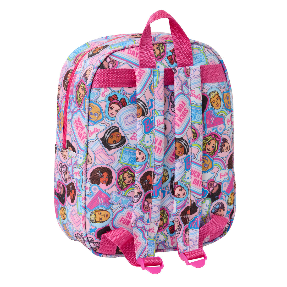 Mochila Infantil Barbie Rosa 22 x 27 x 10 cm 3D