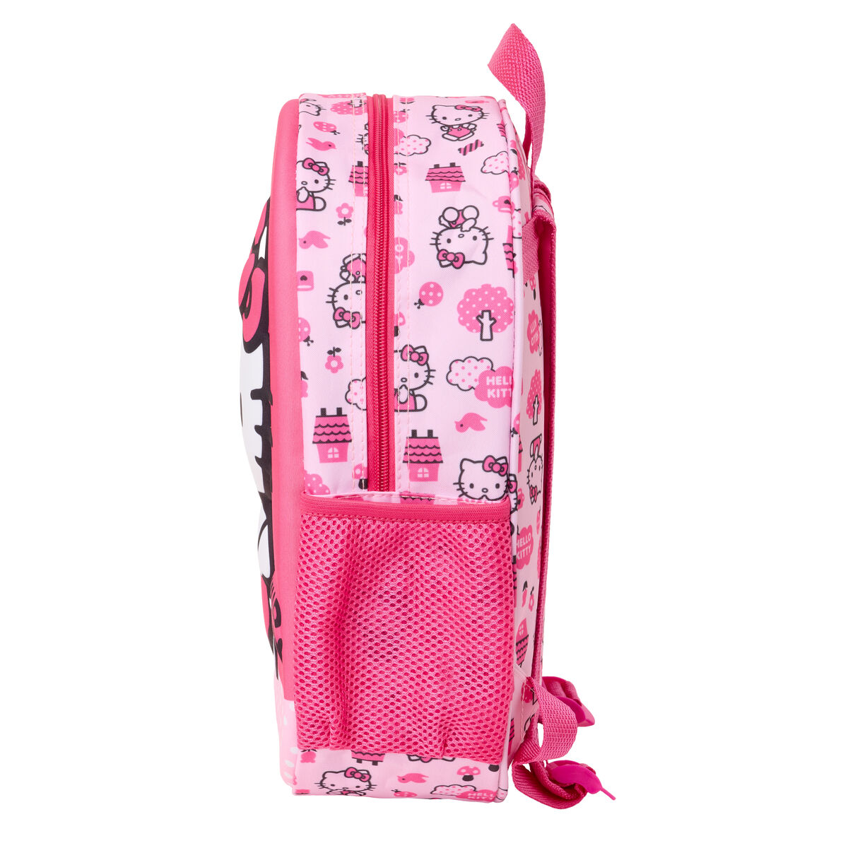 Mochila Infantil Hello Kitty Rosa 27 x 33 x 10 cm 3D