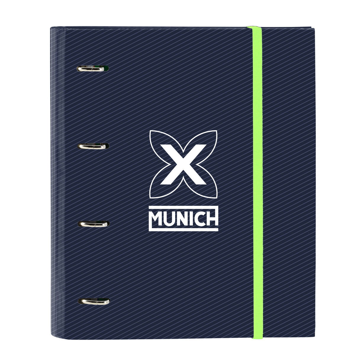 Carpeta de anillas Munich Blue indigo Azul 27 x 32 x 3.5 cm