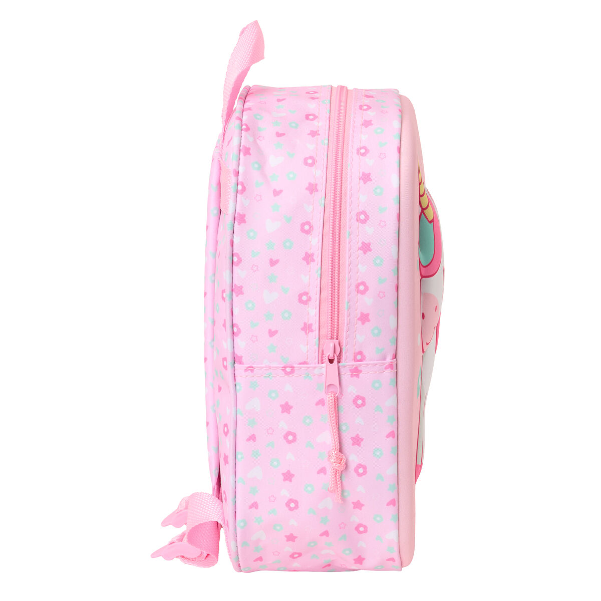 Mochila Infantil Safta Rosa 22 x 27 x 10 cm 3D