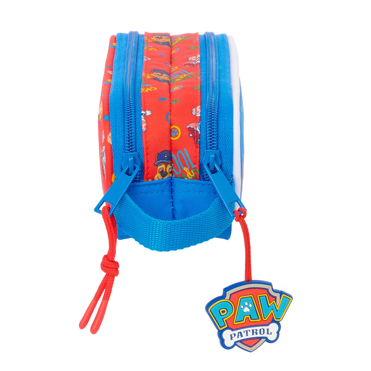 Portatodo Doble The Paw Patrol Cool Azul Rojo 21 x 8 x 6 cm
