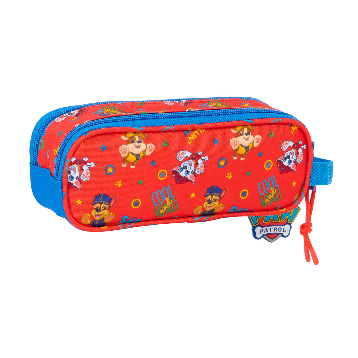 Portatodo Doble The Paw Patrol Cool Azul Rojo 21 x 8 x 6 cm