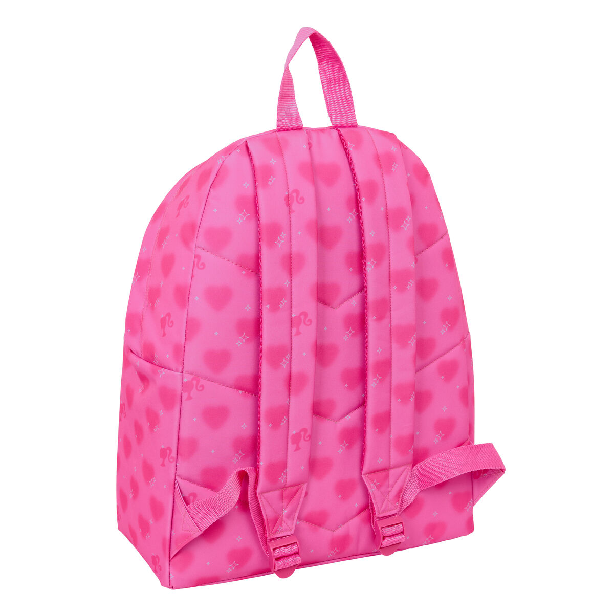 Mochila Escolar Barbie Corazones Rosa 33 x 42 x 15 cm