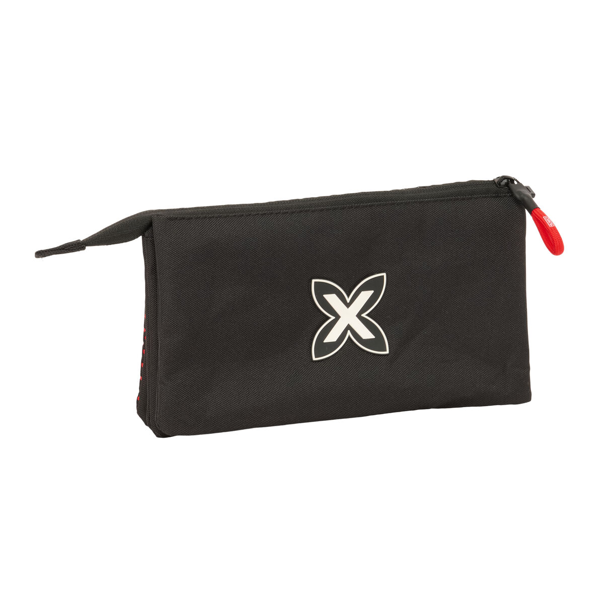 Portatodo Triple Munich Vulcan Negro 22 x 12 x 3 cm