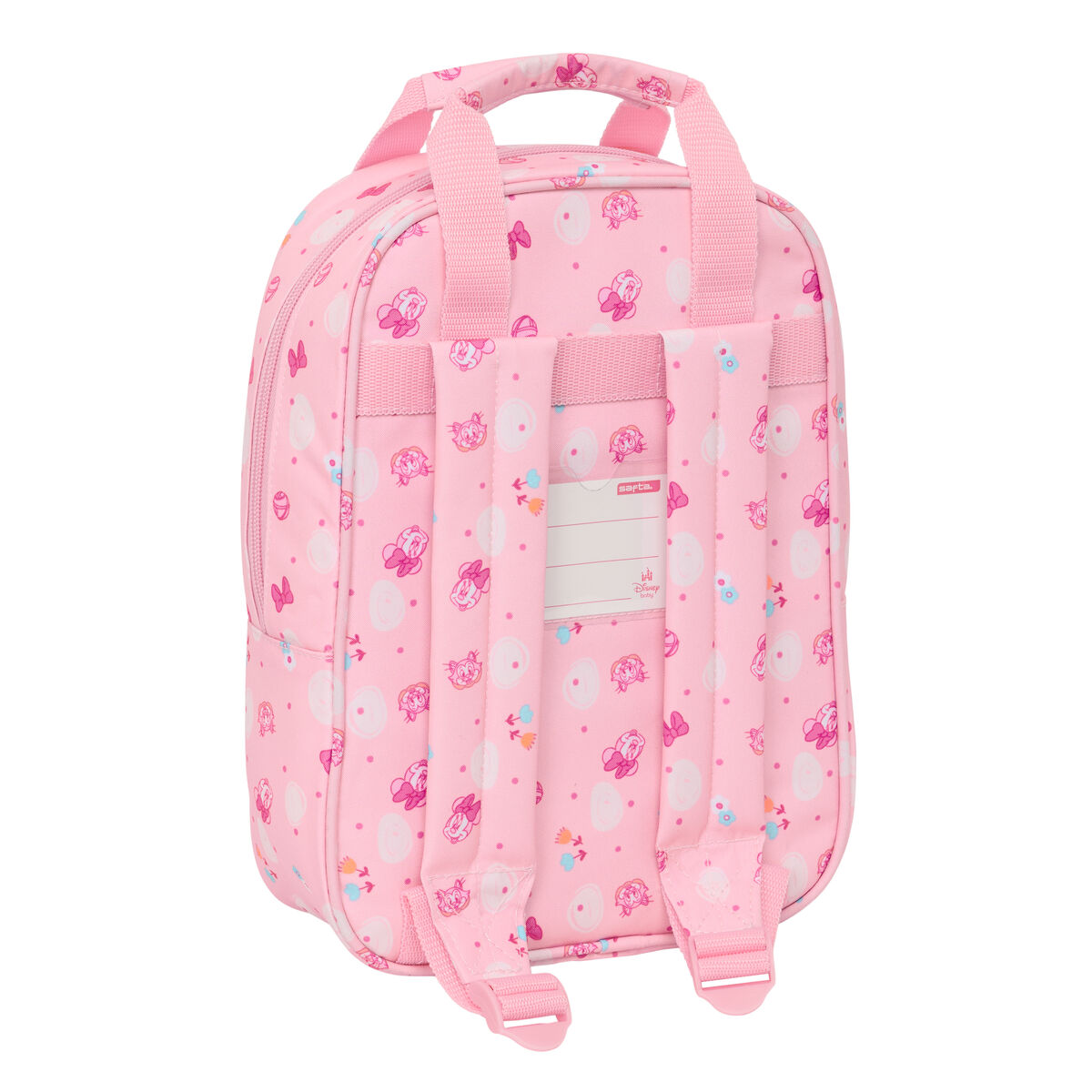 Mochila Infantil Minnie Mouse Baby Rosa 20 x 28 x 8 cm
