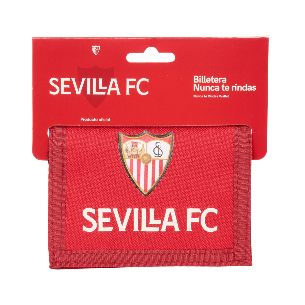 Cartera Sevilla Fútbol Club Rojo 12,5 x 9,5 x 1 cm