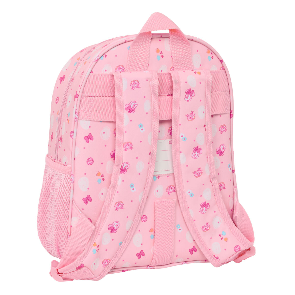 Mochila Infantil Minnie Mouse Baby Rosa 28 x 34 x 10 cm