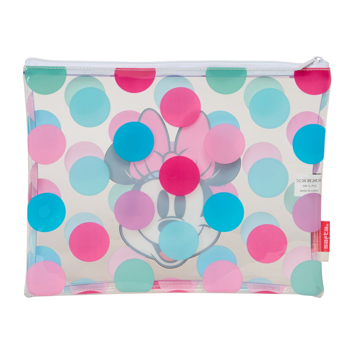 Bolsa de Playa Minnie Mouse Beach Multicolor Transparente