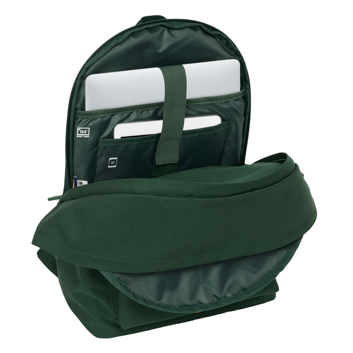 Mochila para Portátil y Tablet con Salida USB El Ganso Basics Verde