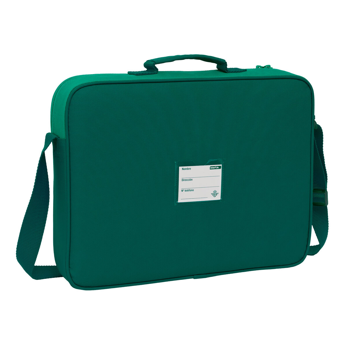 Cartera Escolar Real Betis Balompié Verde Verde Claro 38 x 28 x 6 cm