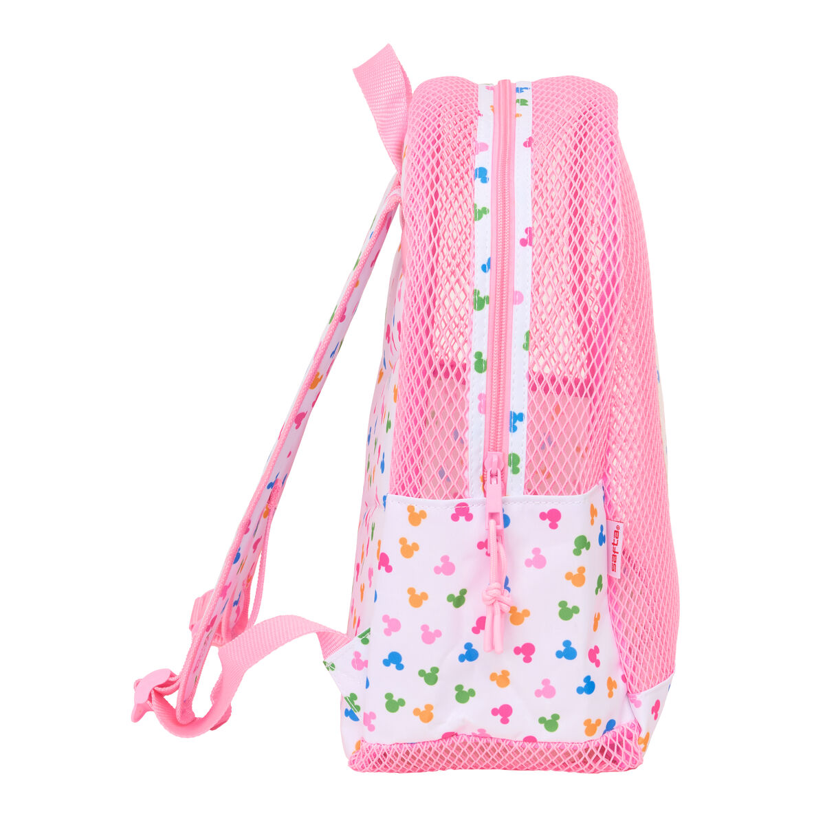 Mochila para la playa Minnie Mouse Multicolor Rosa 30,5 x 24 x 18 cm Infantil