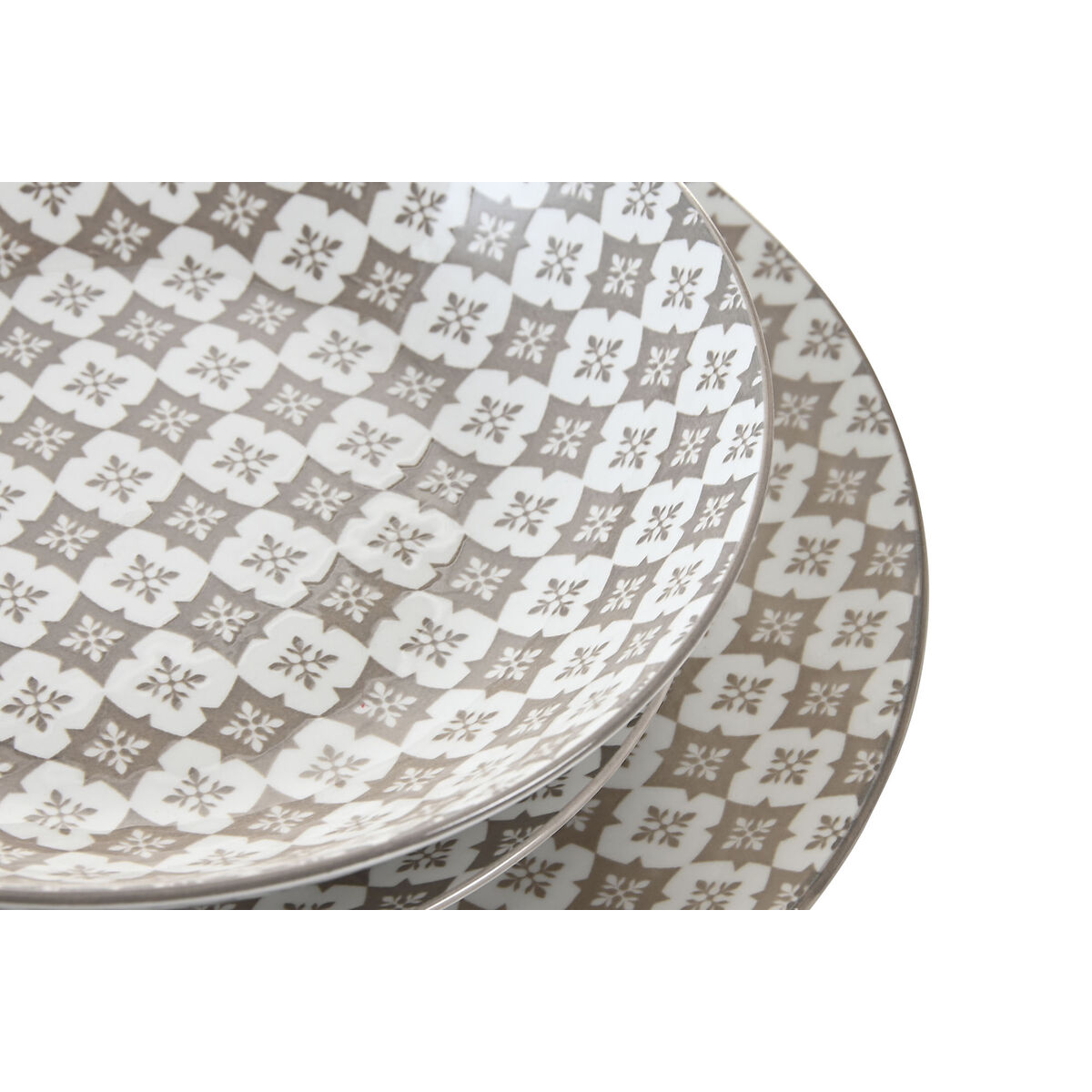 Vajilla Home ESPRIT Beige Porcelana Moderno 18 Piezas