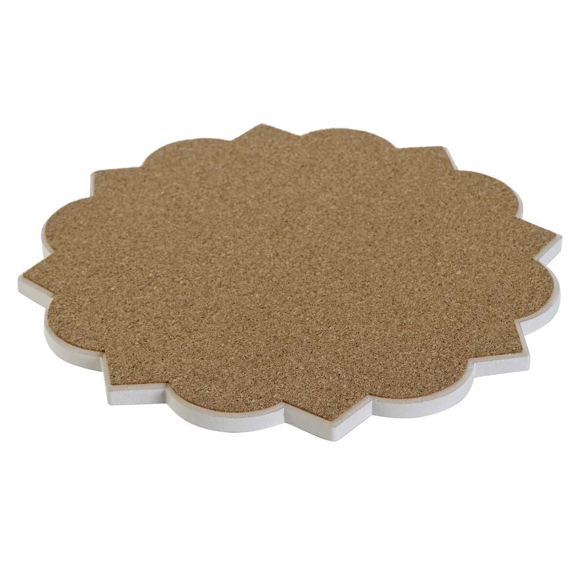 Salvamantel Home ESPRIT Corcho Dolomita 20 x 20 x 1 cm (4 Unidades)