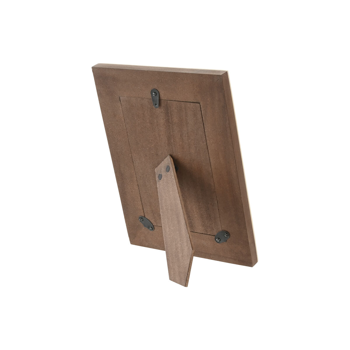 Marco de Fotos Home ESPRIT Blanco Natural Resina Hueso (3 Unidades)