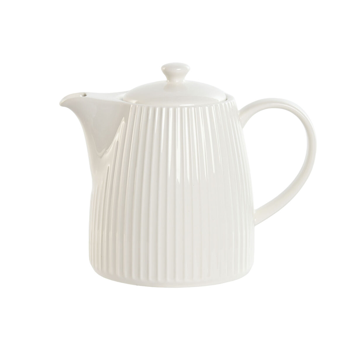 Tetera Home ESPRIT Blanco Porcelana 1 L
