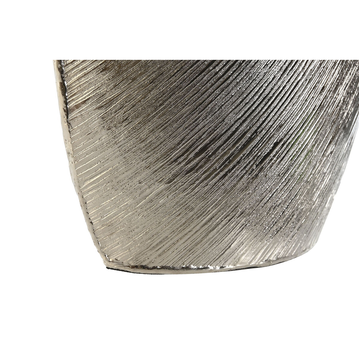 Jarrón DKD Home Decor Dorado Plateado Aluminio Moderno 22 x 13 x 40,5 cm (2 Unidades)