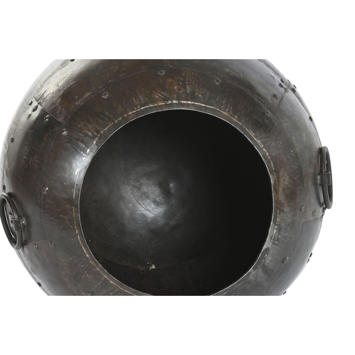 Jarrón Home ESPRIT Marrón Hierro 50 x 50 x 50 cm