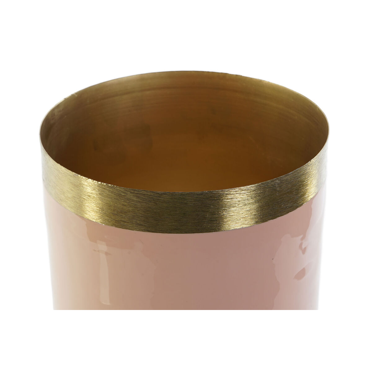 Jarrón DKD Home Decor Verde Dorado Coral Hierro Lacado 18 x 18 x 31 cm (2 Unidades)