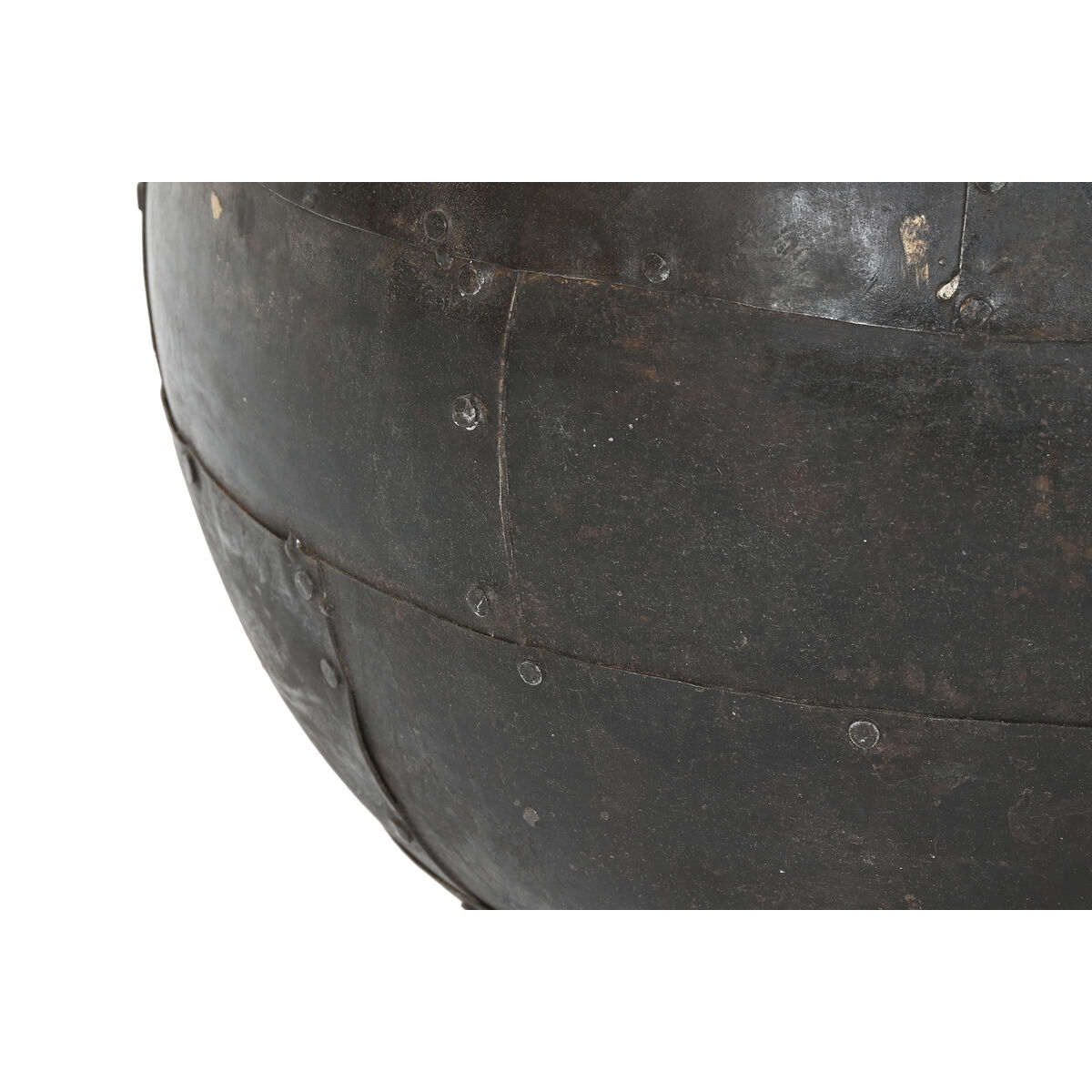 Jarrón Home ESPRIT Marrón Hierro 40 x 40 x 41,5 cm