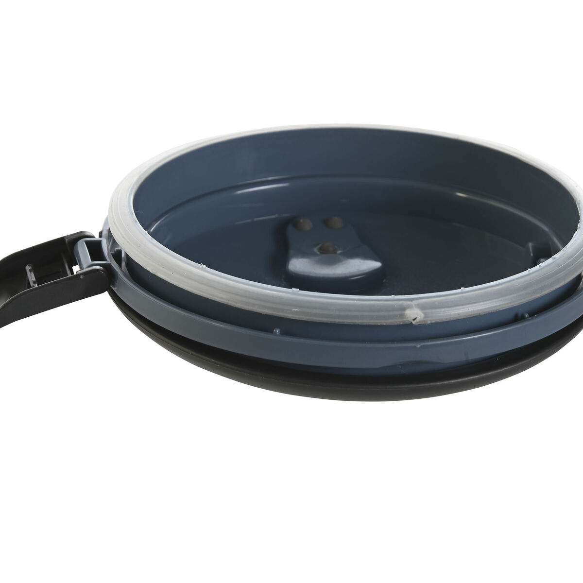 Fiambrera DKD Home Decor Azul Blanco Gris oscuro Acero Inoxidable Polipropileno 1,5 L (2 Unidades)