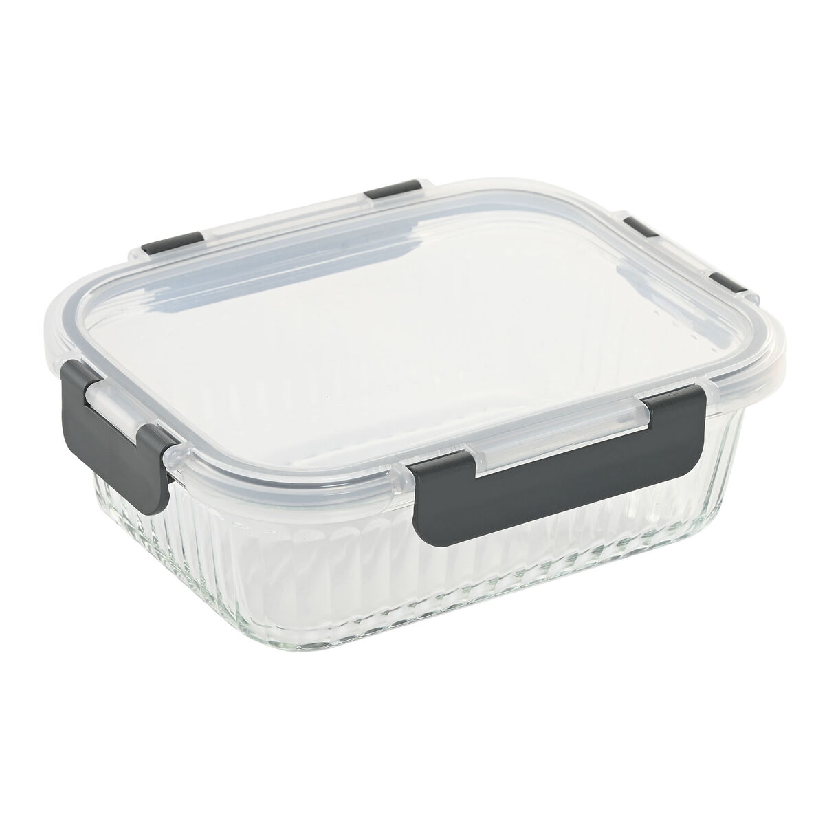 Fiambrera Home ESPRIT Transparente Polipropileno Vidrio de Borosilicato 1,5 L