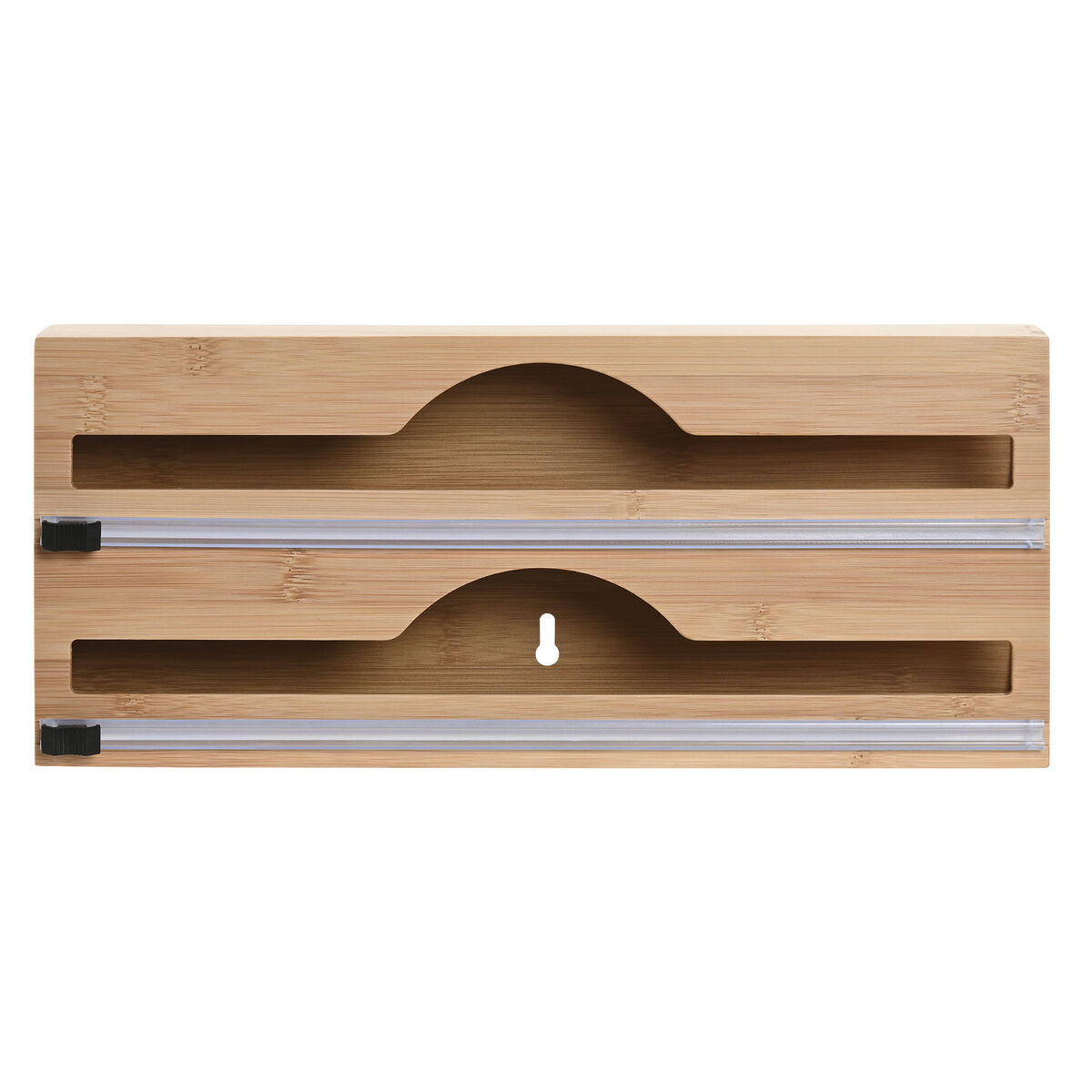 Portarrollo de Papel de Cocina Home ESPRIT Natural Bambú 33,5 x 7 x 14,5 cm