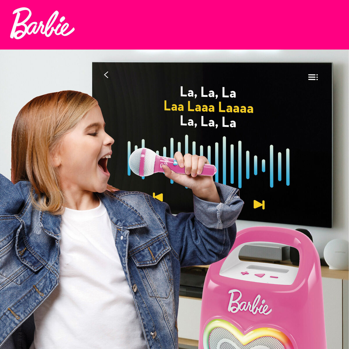 Micrófono Karaoke Barbie
