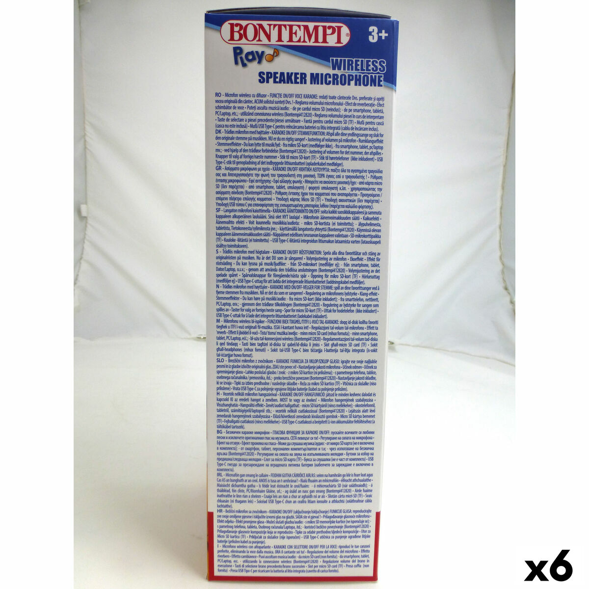 Micrófono Karaoke Bontempi 6 Unidades