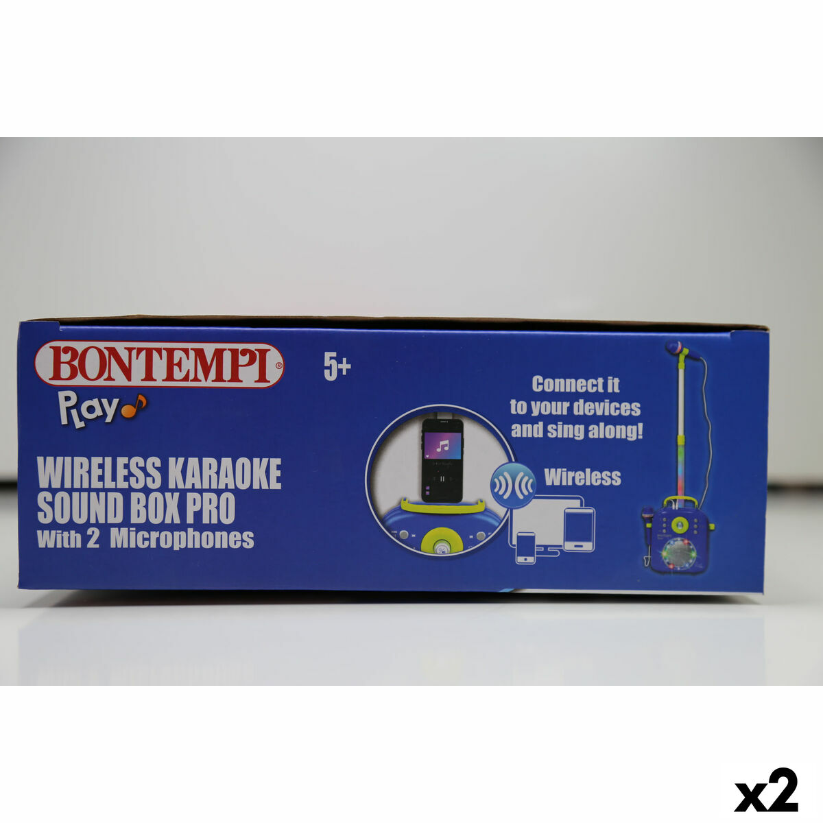 Altavoz con Micrófono Karaoke Bontempi 2 Unidades
