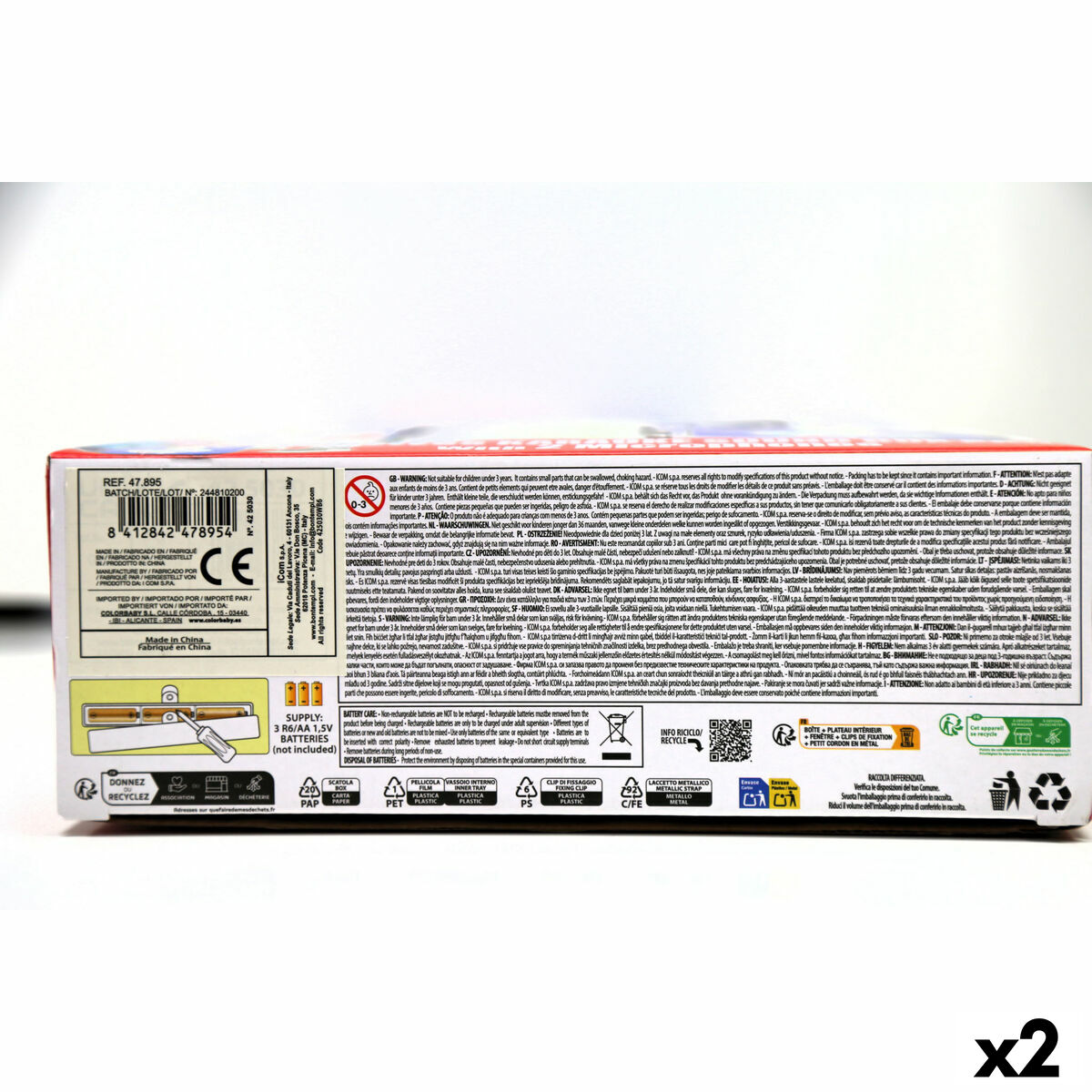 Altavoz con Micrófono Karaoke Bontempi 2 Unidades