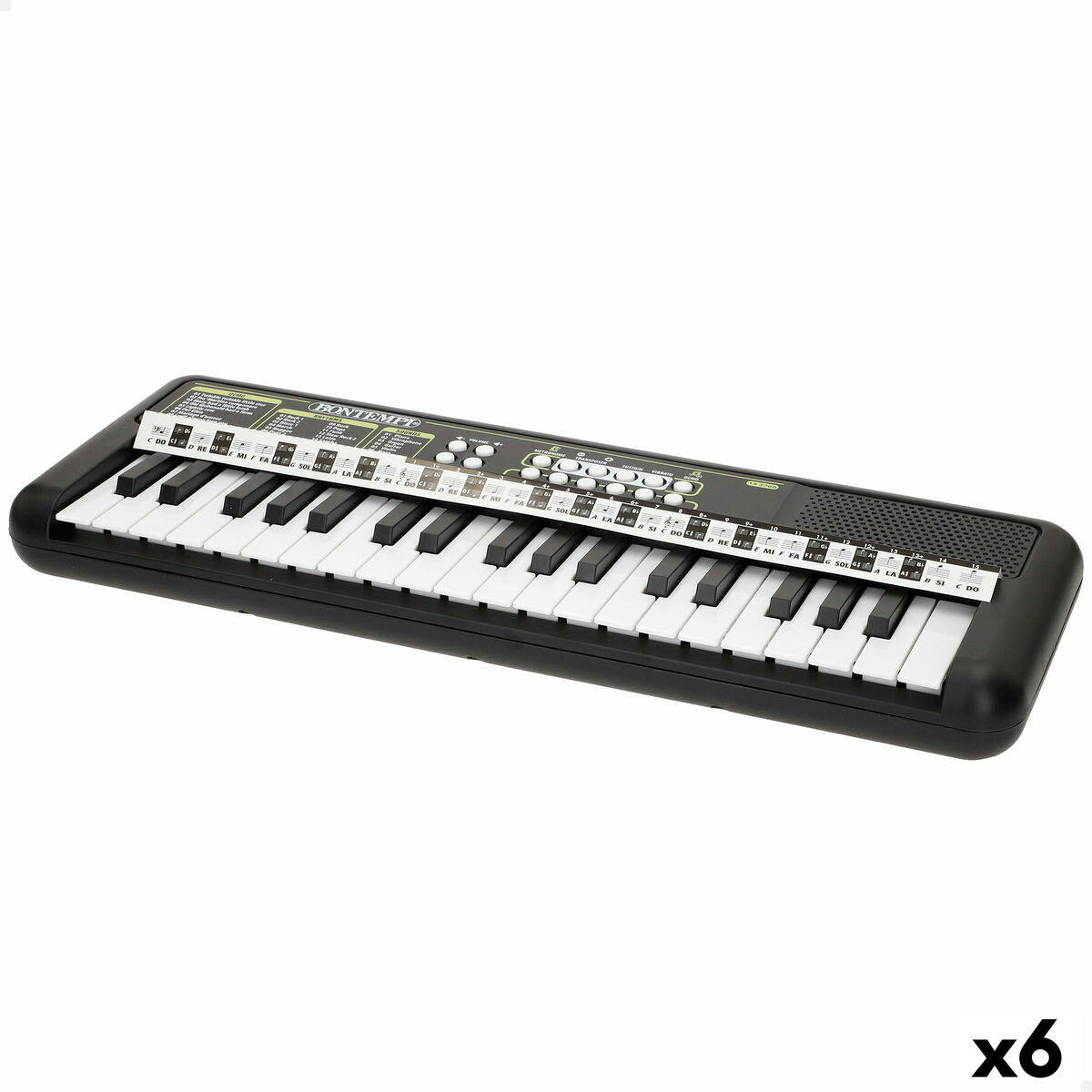 Teclado 37 Teclas Bontempi 42 x 4 x 15 cm (6 Unidades)