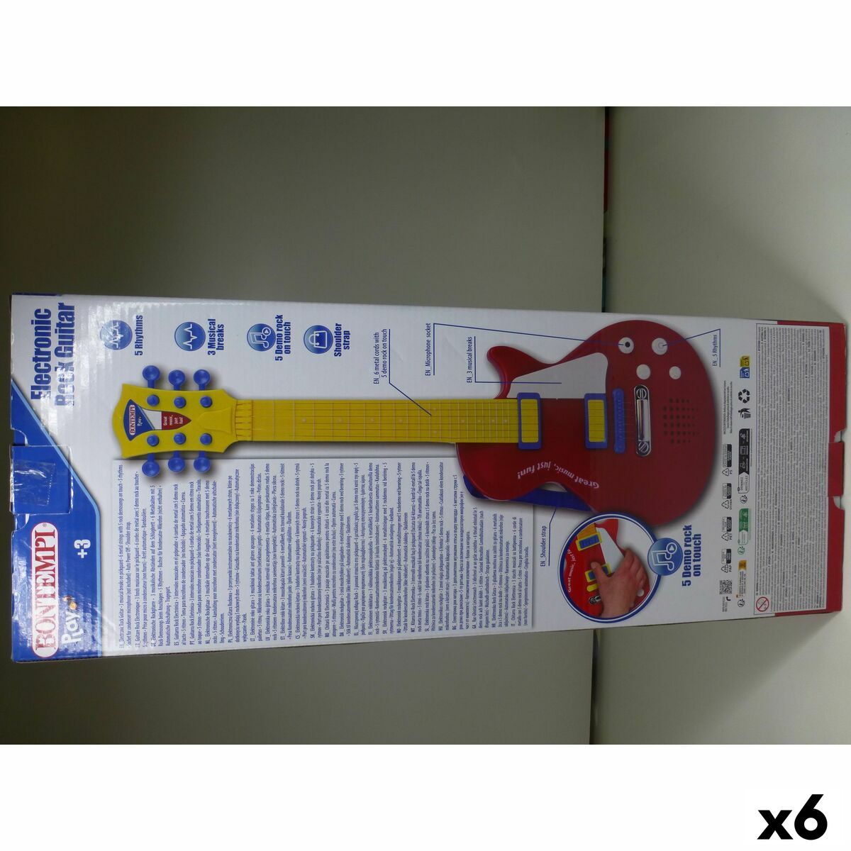 Guitarra Infantil Bontempi 20 x 56 x 4 cm (6 Unidades)