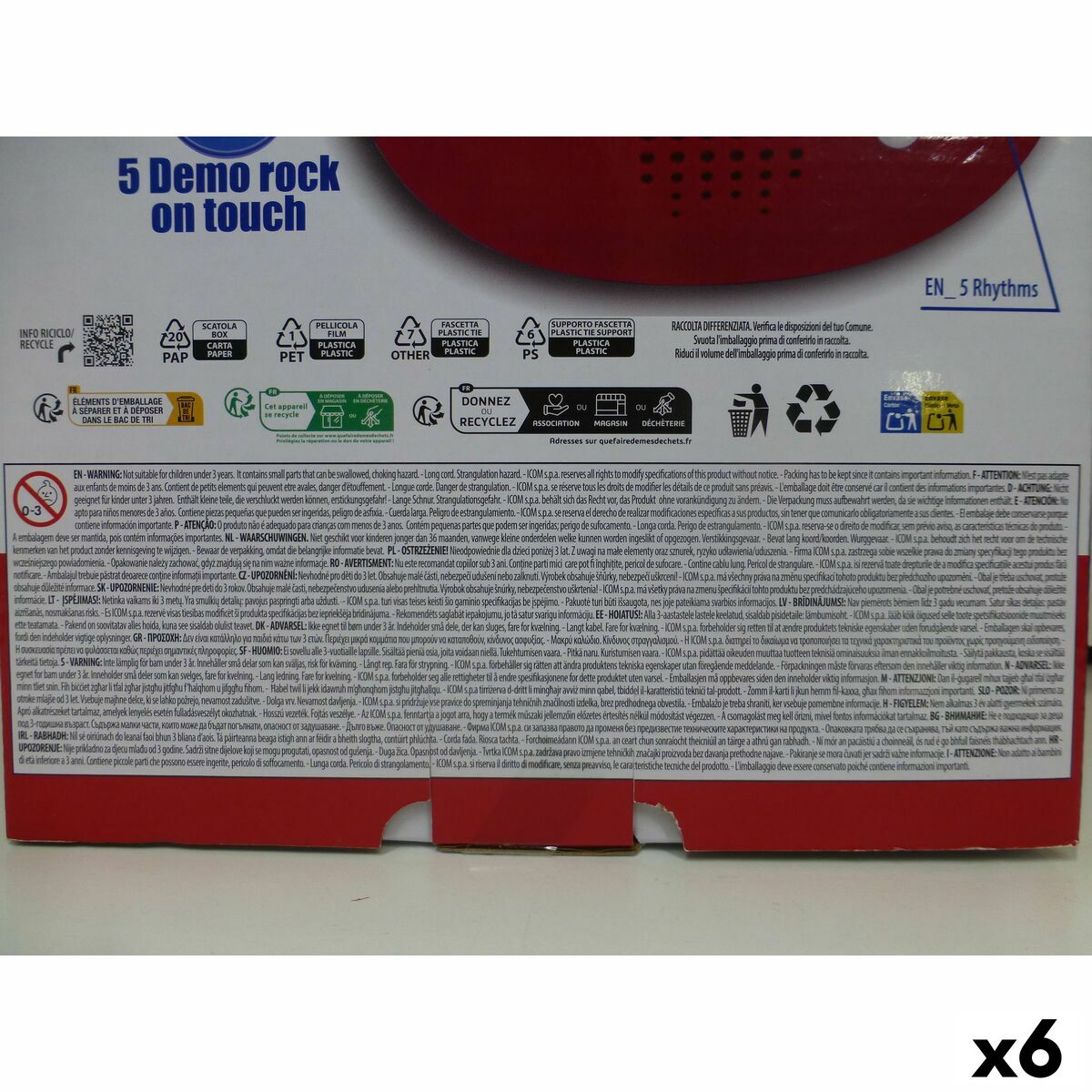 Guitarra Infantil Bontempi 20 x 56 x 4 cm (6 Unidades)