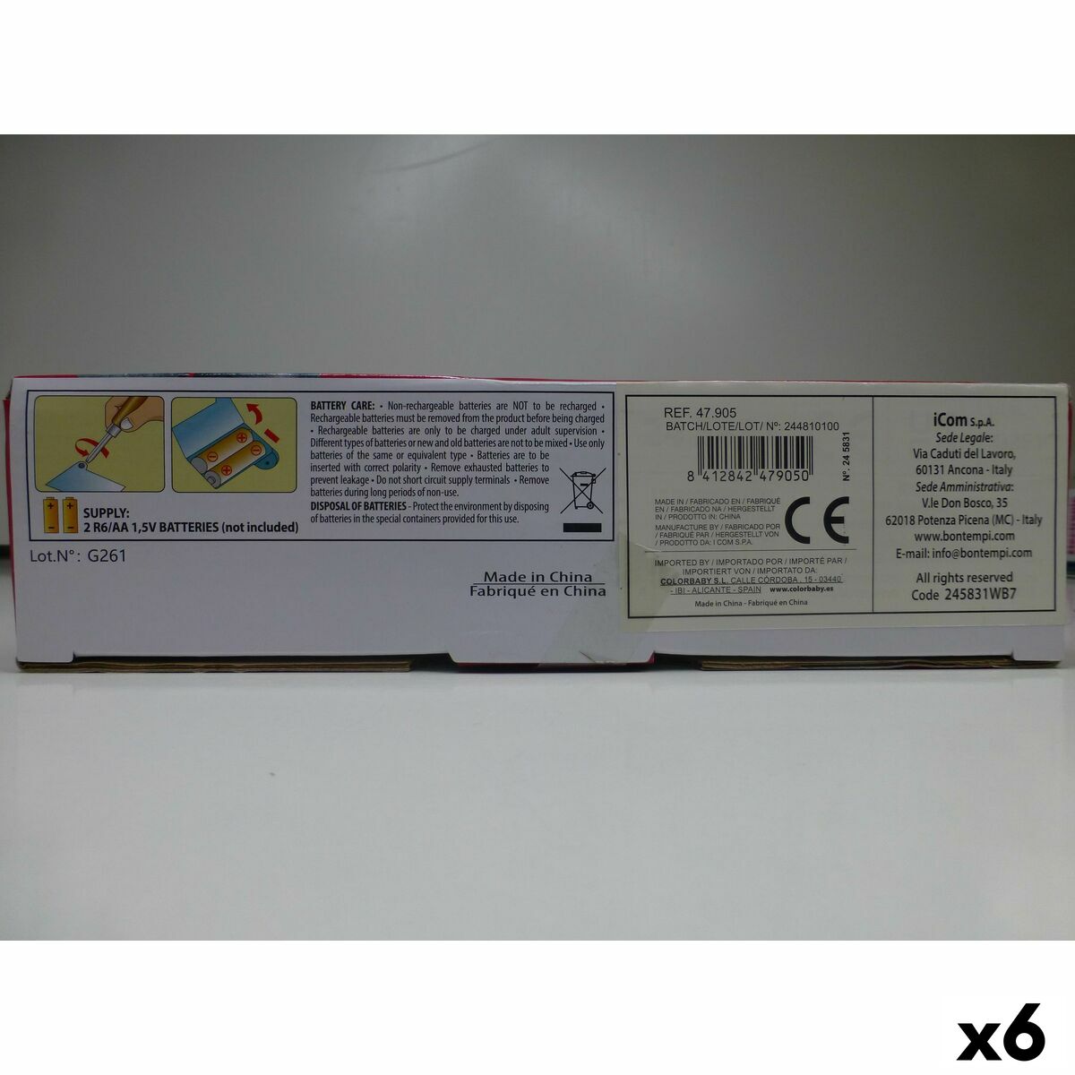 Guitarra Infantil Bontempi 20 x 56 x 4 cm (6 Unidades)