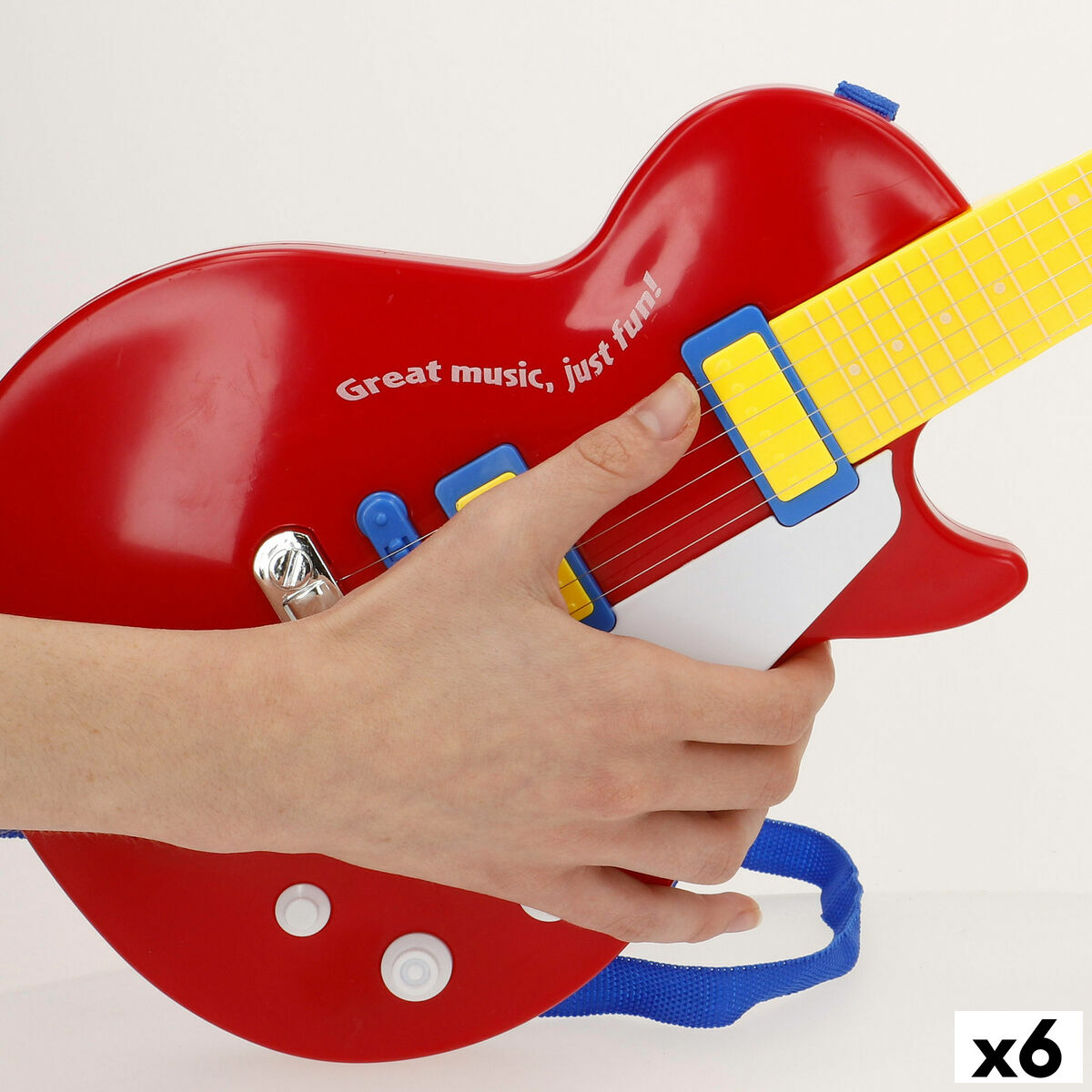 Guitarra Infantil Bontempi 20 x 56 x 4 cm (6 Unidades)
